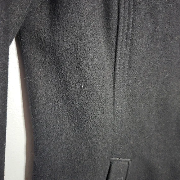 Banana Republic Wool Blend Peacoat – Black – Size Medium - Picture 5 of 10